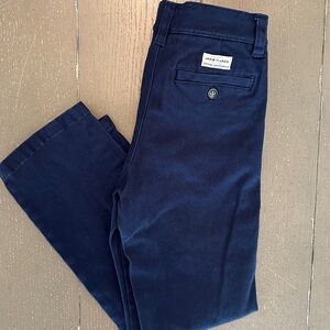 Janie and Jack Boys Navy Blue Khaki Chino Dress Twill Pants • Size 6 (Small)